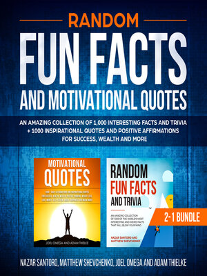 cover image of Random Fun Facts and Motivational Quotes (2-in-1) Bundle
